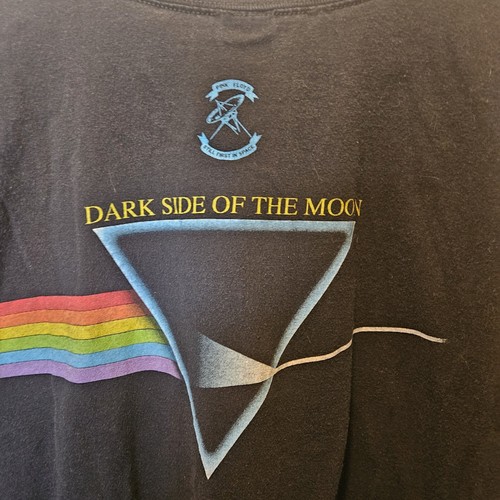 90s Pink Floyd Dark Side of the Moon T-Shirt 3XL - Front & Back Graphic - Picture 7 of 11