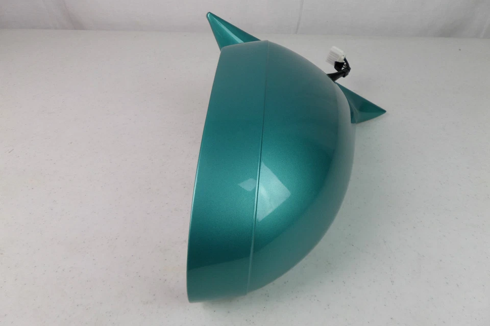 Espejo retrovisor eléctrico exterior lado pasajero derecho diestro sonda OEM verde azulado Foto 2 de 4