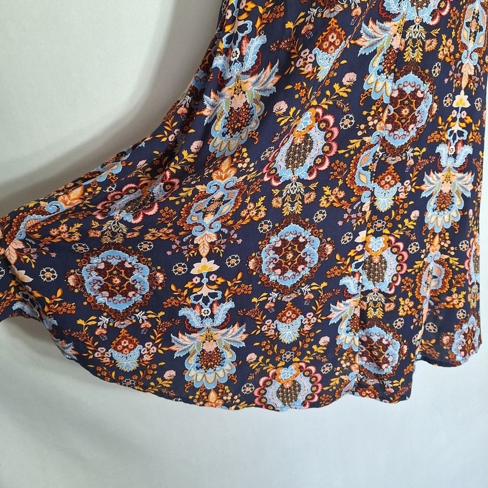 Wet Seal Womens Slip Sundress Summer Mini Hippie Gypsy Boho Flowy Small