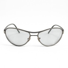 Ray Ban RB 3342 Warrior Vtg Sunglasses wrap Gunmetal Italy frames silver chrome