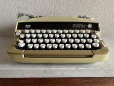 Vintage Smith Corona Sterling 6SME Portable Typewriter 1971 Untested No Case thumbnail