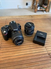 Nikon D3200 DSLR Camera with Nikkor AF-S 18-55mm and Nikkor AF 35-80mm lenses