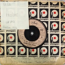 Bachman-Turner Overdrive You Aint Seen Nothing Yet Vinyl Record 7" VG/VG 6167025