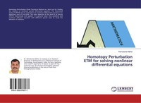 Homotopy Perturbation ETM For Solving Nonlinear Differential Equations Ramakanta