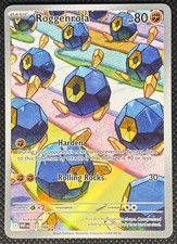 Roggenrola 127/086 White Flare Pokemon TCG Illustration Rare NM