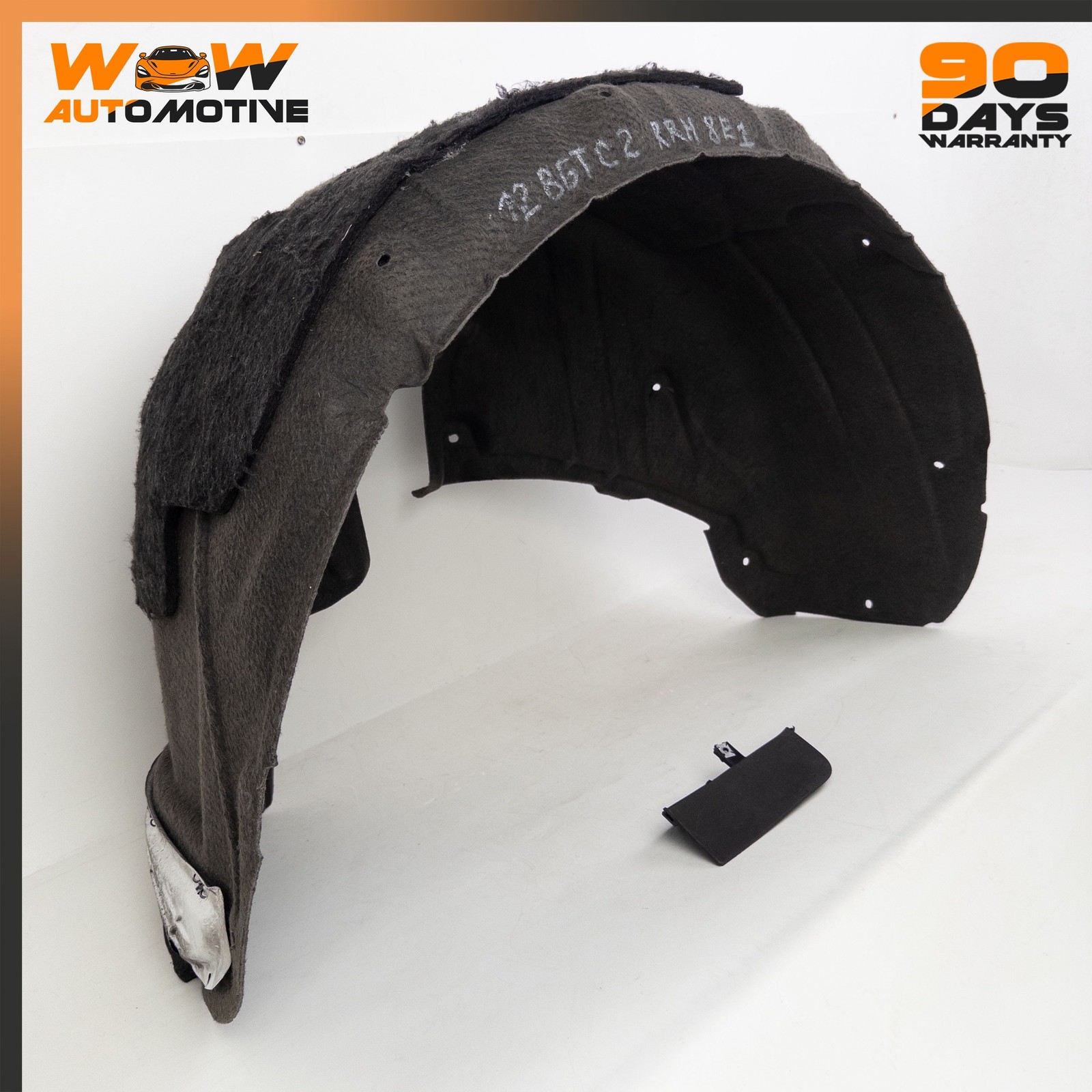 10-17 BENTLEY CONTINENTAL GTC REAR RIGHT FENDER LINER SPLASH SHIELD ASSEMBLY OEM