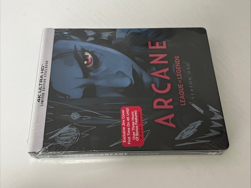 Arcane League Of Legends Season 1 4K UHD SteelBook USA Exclusive - Picture 4 of 6