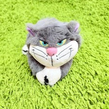 Trousse à crayons en peluche Disney Lucifer avec étiquette