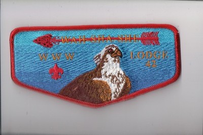 Lodge 42 Wah-Sha-Shi OA flap (R)