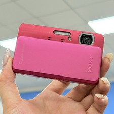 SONY Cyber-Shot DSC-TX20 16.2MP 4x Zoom Digital Camera Pink - 90 New