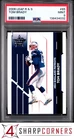 2006 LEAF ROOKIES & STARS #65 TOM BRADY PATRIOTS PSA 9