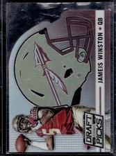 2015 Panini Prizm Collegiate Draft Picks Helmet Die Cuts Jameis Winston 18