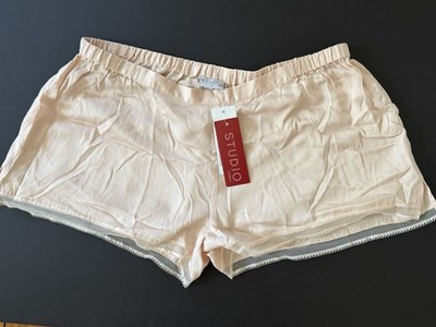 La Perla Studio ( 3 ) Peach Silk Shorts WM MD NWT