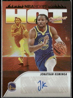 Jonathan Kuminga 2023-24 Hoops #HS-KUM Hot Signatures Golden State