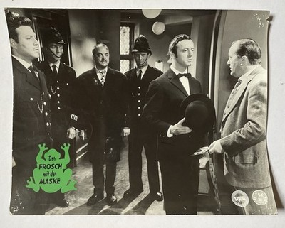 Edgar Wallace FROSCH MIT DER MASKE (1959) Original AHF #21 Lowitz & Eddi Arent