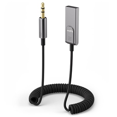 Bluetooth 5.3 Aux Adapter for Car USB, Receiver Connects Bluetooth to Car, Sp...