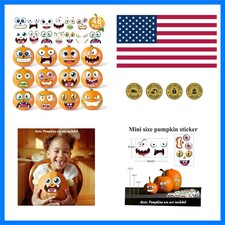 Halloween Pumpkin Decorating Stickers Mini for Kids Toddlers Party Favors 4...