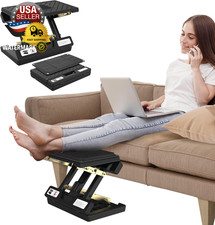 Foot Rest for under Desk at Work,Height Adjustable Footrest with Massage Roller 
