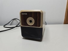 Vintage Boston Electric Pencil Sharpener Model 18 296A Made in USA Tested/Works