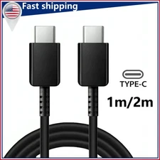 USB-C to USB-C Cable Charger Type C Charging Cord Data SYNC 1m/2m For Samsung