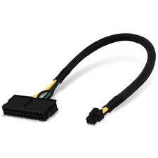 COMeap 24 Pin to 6 Pin ATX PSU Power Adapter Cable for Dell Motherboard with 6 P