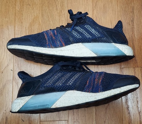 ADIDAS ORIGINAL ULTRA BOOST CQ2146 MEN'S NAVY SNEAKERS CONTINENTAL SOLE SIZE 12 - Picture 5 of 13