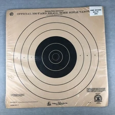 VTG Official NRA Paper Targets 100 Yard Small Bore Rifle Sealed pack of 12 NOS