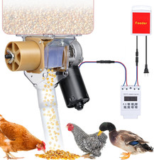 Timed Automatic Chicken Feeder 16 Groups of Timer  Quantitative Poultry Feeders