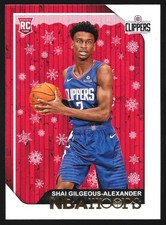 Shai Gilgeous-Alexander (RC) 2018-19 Panini NBA Hoops #262 Rookie Card. rookie card picture