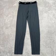 REI Merino Wool Base Layer Pants Kids Small Gray Hiking Camping Outdoors Warm