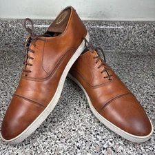 Allen Edmonds Park Avenue 4322 Chili Brown Leather Dress Sneaker Men’s 10D VGUC