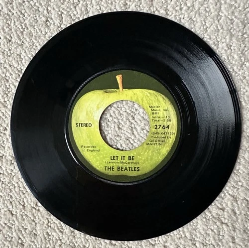 The Beatles Let It Be You Know My Name 45RPM 7” Vinyl Apple 2764 Rec England VG+