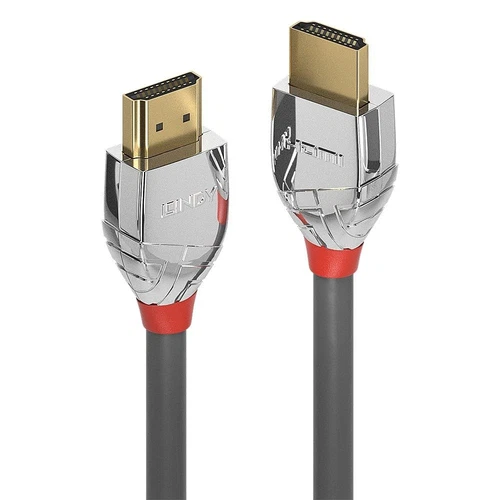LINDY 37871 1m High Speed HDMI Kabel, Cromo Line Anthrazit