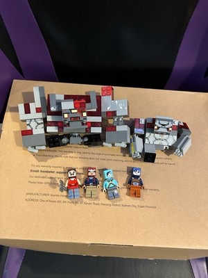 LEGO Minecraft Dungeons Redstone Battle #21163 Incomplete ¾ Minifigs Read!