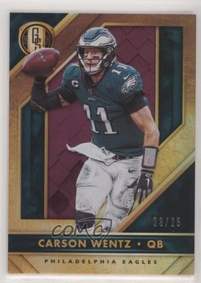 2020 Panini Gold Standard Rose Gold 3/25 Carson Wentz #50 e6e