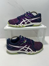 ASICS Gel Court Control Squash Shoes Purple Women’s Uk Size 6 R555Y