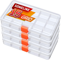Mit 15 FäChern | Stabile Sortierbox FüR Schrauben, Kleinteile, Klein- Und NäHute
