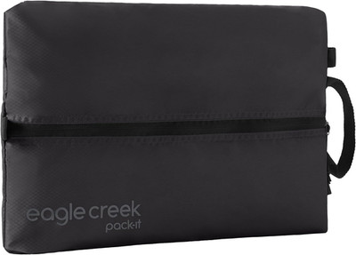 Pack-It Isolate Shoe Sack, Black | Shoe Sack for Travel, Lightweight and Portabl