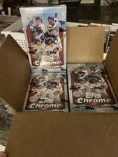 2022 Topps Chrome Update Baseball Factory Sealed Hobby Box- FRESH CASE Free Ship