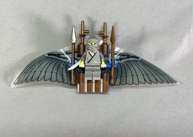 LEGO 6093 Flying Ninja Fortress (Castle) 100% Complete w/Box & Manual 1998 NICE!