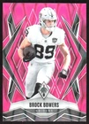 2025 Panini Phoenix Football Pink Seismic Brock Bowers #146
