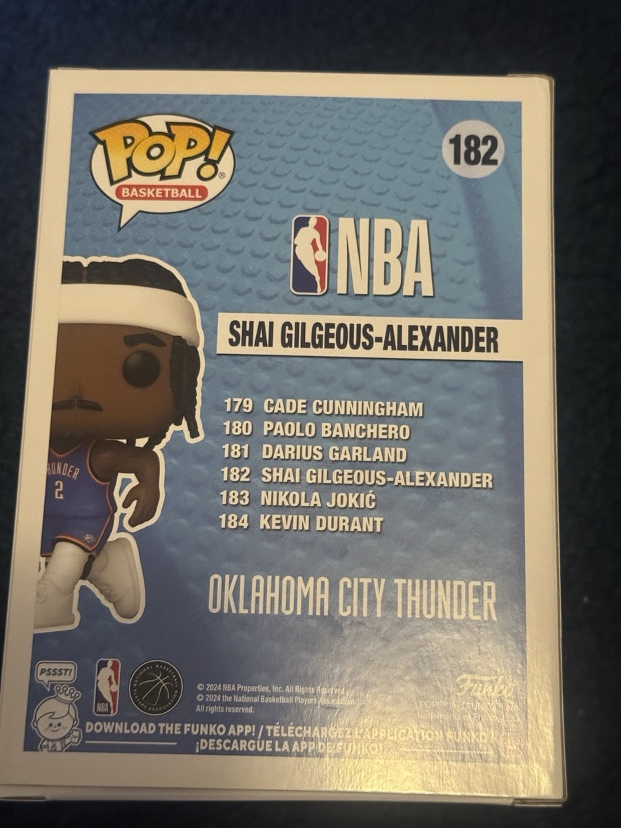 Funko Pop! Vinyl: Shai Gilgeous-Alexander #182 for sale online | eBay