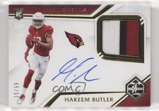2019 Panini Limited Rookie Patch Auto 35/99 Hakeem Butler #126 Patch Auto 2j7