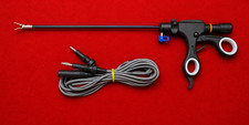 1Set-Laparoscopic Bipolar Maryland 5mm With Cable Best Quality Reusable Forceps