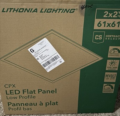 Lithonia Lighting CPX LED Flat Panel 24''L x 24''W CPX-2X2-ALO7-SWW7-M4