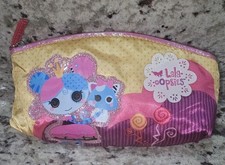 Lalaloopsy Lala-oopsies Zipper Pencil Pouch Makeup Case Princess Anise Pink Cat