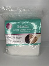 Kolcraft Fitted Waterproof, Crib And Toddler Mattress Pad 52 X 28