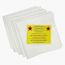 Microfiber Cleaning Cloth "As Seen On TV" 6 Pack - 16" X 16" Lint-Free Cloths fo