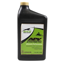 Arctic Cat OEM APV Synthetic High Performance 2-Stroke Oil (1 Quart) 4639-349