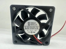 1 PCS YOUNG LIN Fan DFS601512M DC12V 1.6W 60*15MM 6015 6CM 2 wire cooling fan